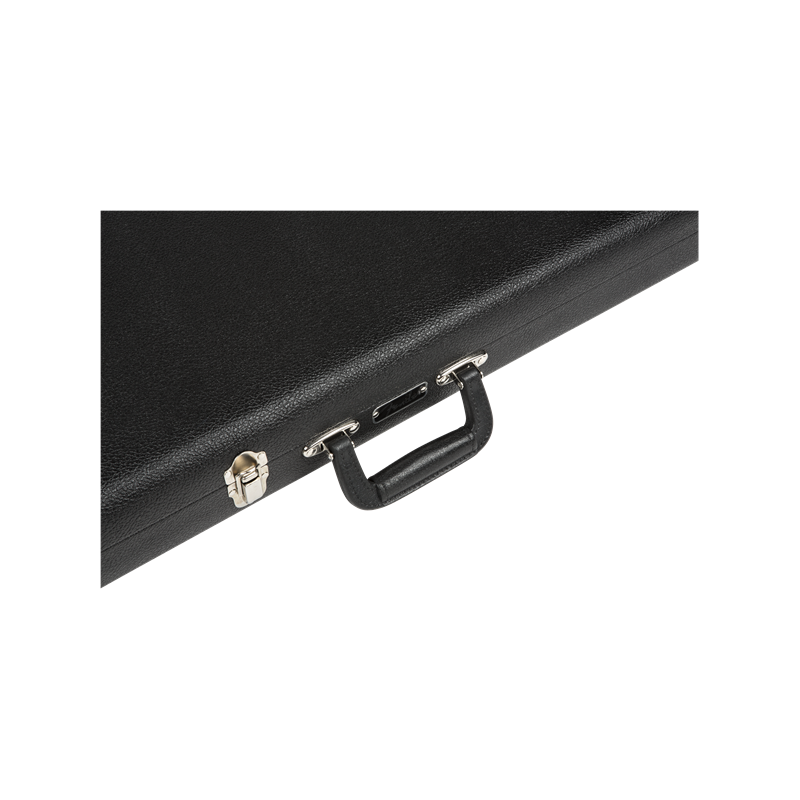 Fender G&G Standard Strat/Tele Hardshell Case, Black with Black Acrylic Interior - 4