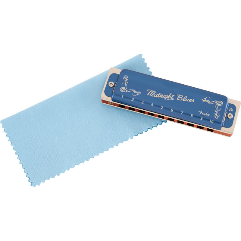 Fender Midnight Blues Harmonica Bb - 2 Fender Midnight Blues Harmonica Bb - 2
