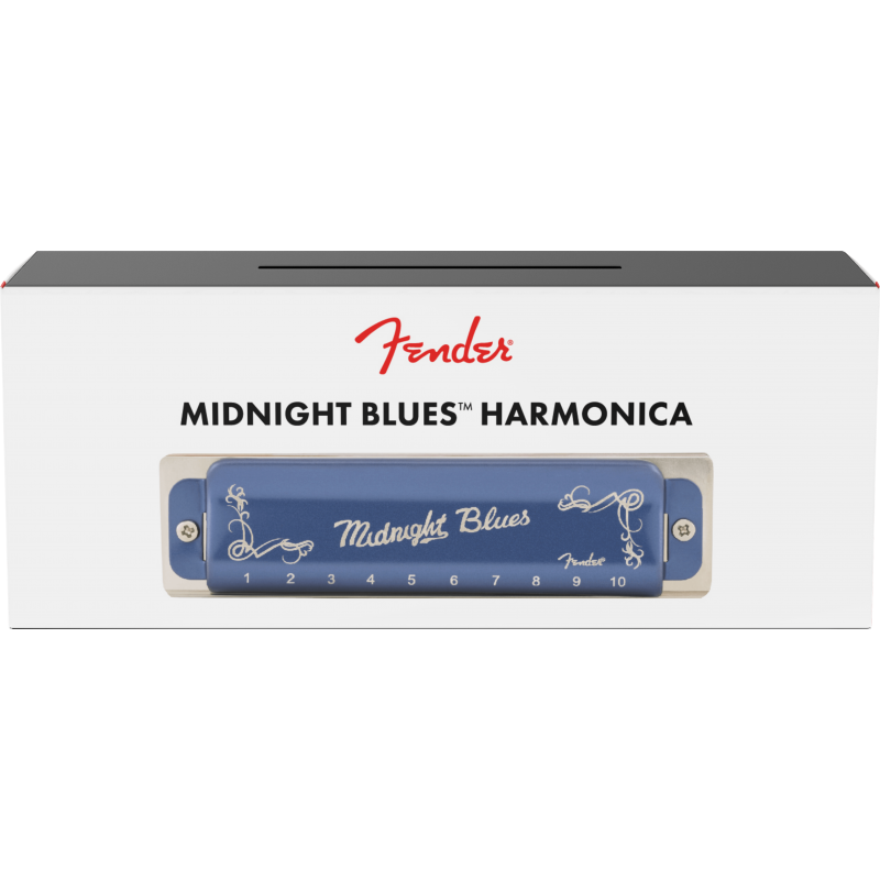 Fender Midnight Blues Harmonica Bb - 3 Fender Midnight Blues Harmonica Bb - 3