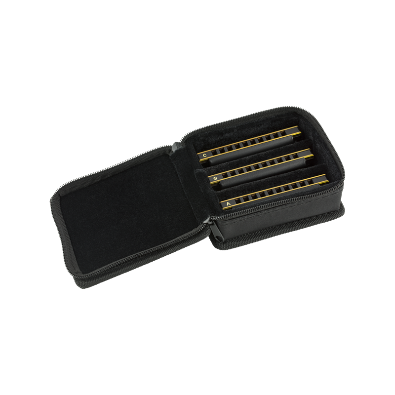 Fender Blues DeVille Harmonicas - 3-Pack with Case - 2 Fender Blues DeVille Harmonicas - 3-Pack with Case - 2