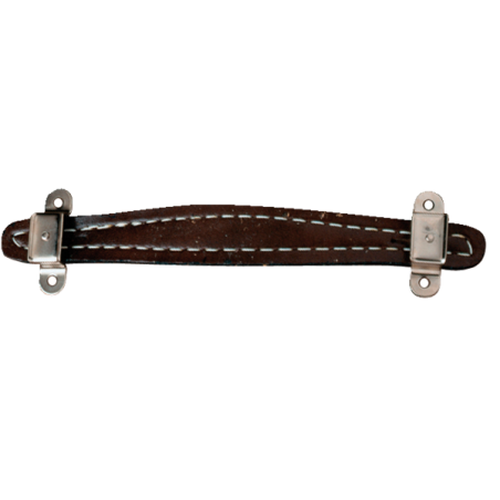 Fender Pure Vintage Stitched Leather Amplifier Handle, Brown, 2-Screw Mount - 1
