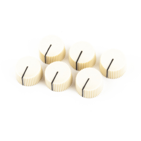Fender Pure Vintage Cream "Radio" Amplifier Knobs (6) - 1