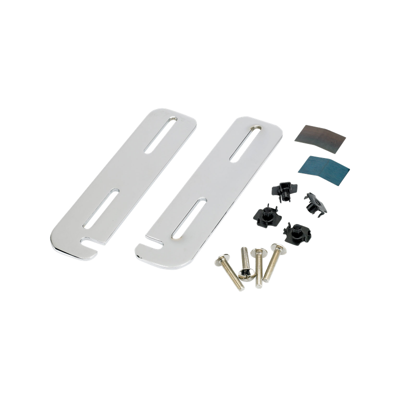 Fender Pure Vintage "Piggyback" Clip Bars, (2), Chrome - 1