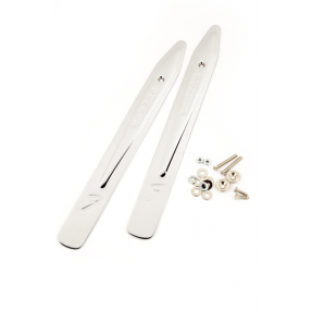 Fender Pure Vintage 14" Small Tilt Back Legs, (2), Chrome - 1