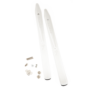 Fender Pure Vintage 19" Large Tilt Back Legs, (2), Chrome - 1