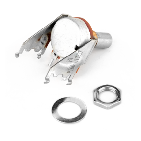 Fender 250K 15A Snap-In Style Solid Shaft Audio Taper Potentiometer - 1