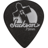 Jackson 551 Leaning Cross Picks, Black, Medium .73mm - 1