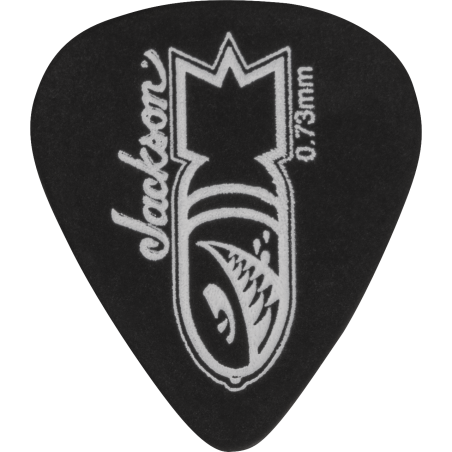 Jackson 351 Bomb Picks, Black, Medium .73mm - 1