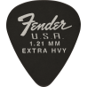 Fender Dura-Tone 351 Shape, 1.21, Black, 12-Pack - 1