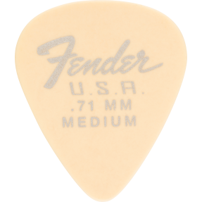 Fender Dura-Tone 351 Shape, .71, Olympic White, 12-Pack - 1
