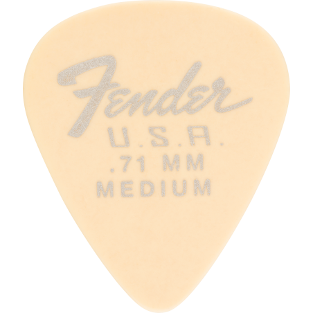 Fender Dura-Tone 351 Shape, .71, Olympic White, 12-Pack - 1