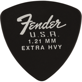 Fender Dura-Tone 346 Shape, 1.21, Black, 12-Pack - 1