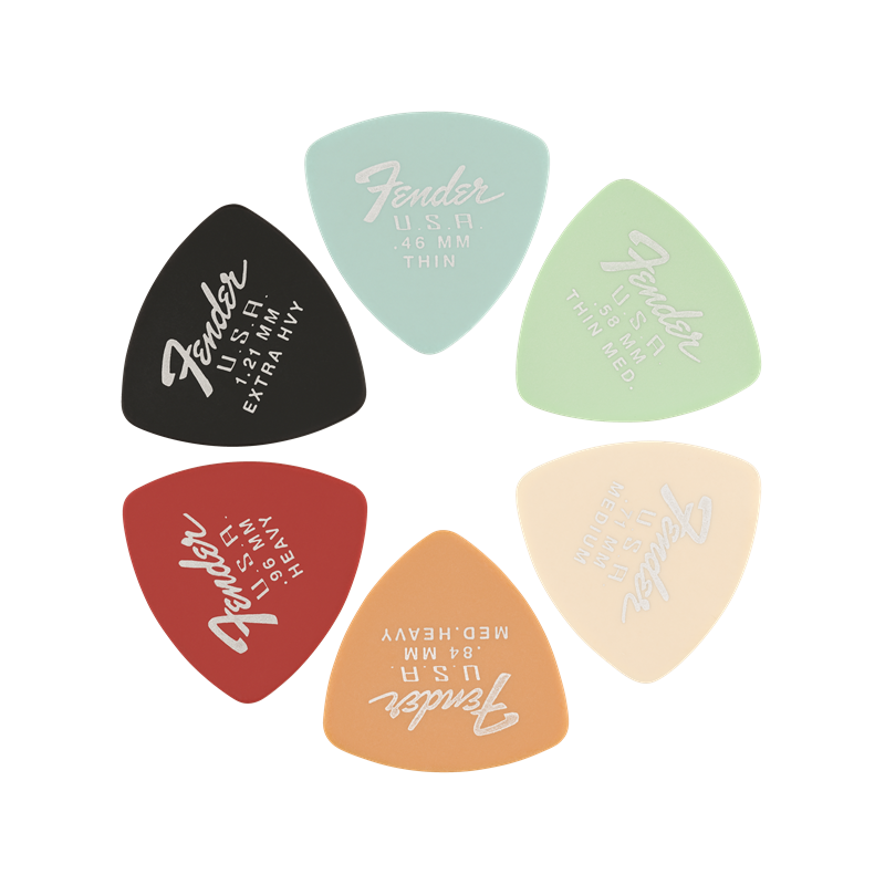 Fender Dura-Tone 346 Shape, 1.21, Black, 12-Pack - 2 Fender Dura-Tone 346 Shape, 1.21, Black, 12-Pack - 2