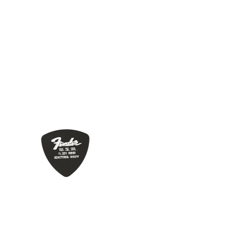 Fender Dura-Tone 346 Shape, 1.21, Black, 12-Pack - 4 Fender Dura-Tone 346 Shape, 1.21, Black, 12-Pack - 4