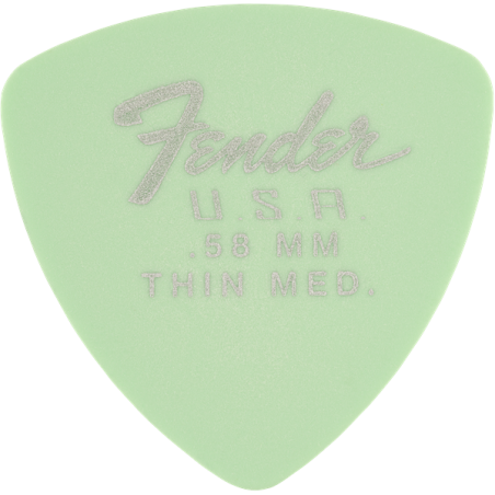 Fender Dura-Tone 346 Shape, .58, Surf Green, 12-Pack - 1