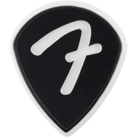 Fender F Grip 551 Picks, Black, (3) - 1