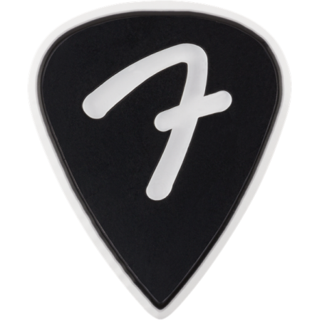 Fender F Grip 351 Picks, Black, (3) - 1