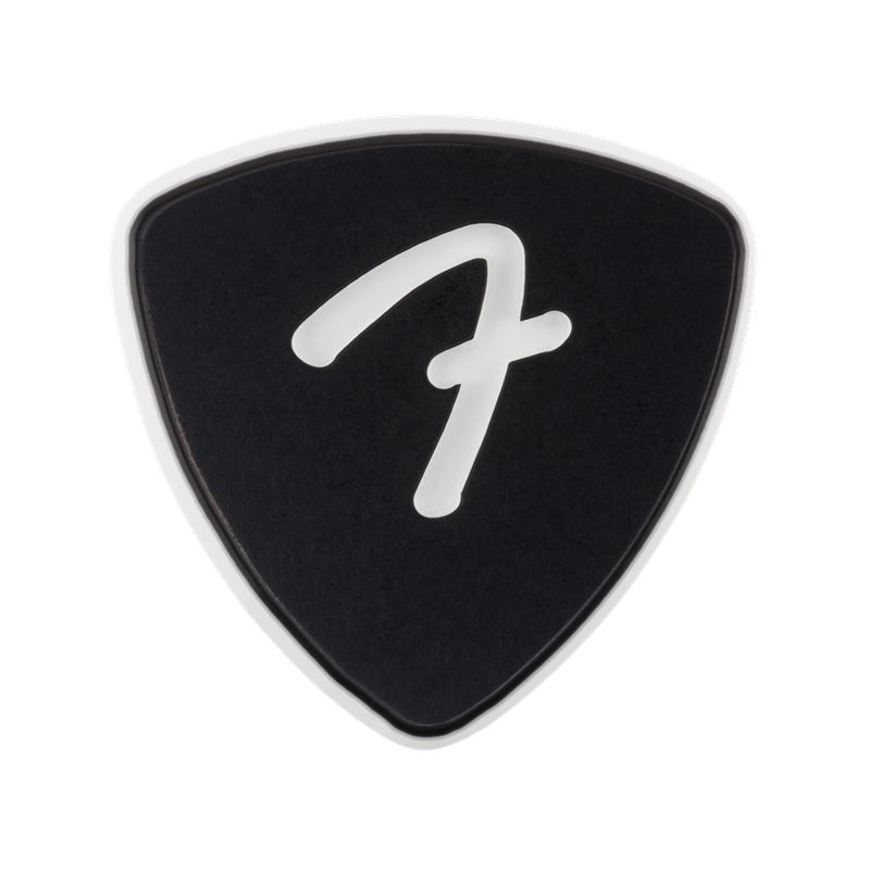 Fender F Grip 346 Picks, Black, (3) - 1 Fender F Grip 346 Picks, Black, (3) - 1