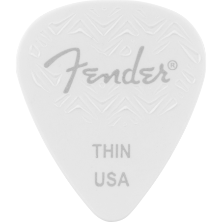 Fender 351 Shape, White, Thin (6) - 1