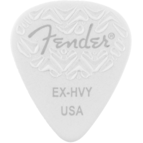 Fender 351 Shape, White, Extra Heavy (6) - 1