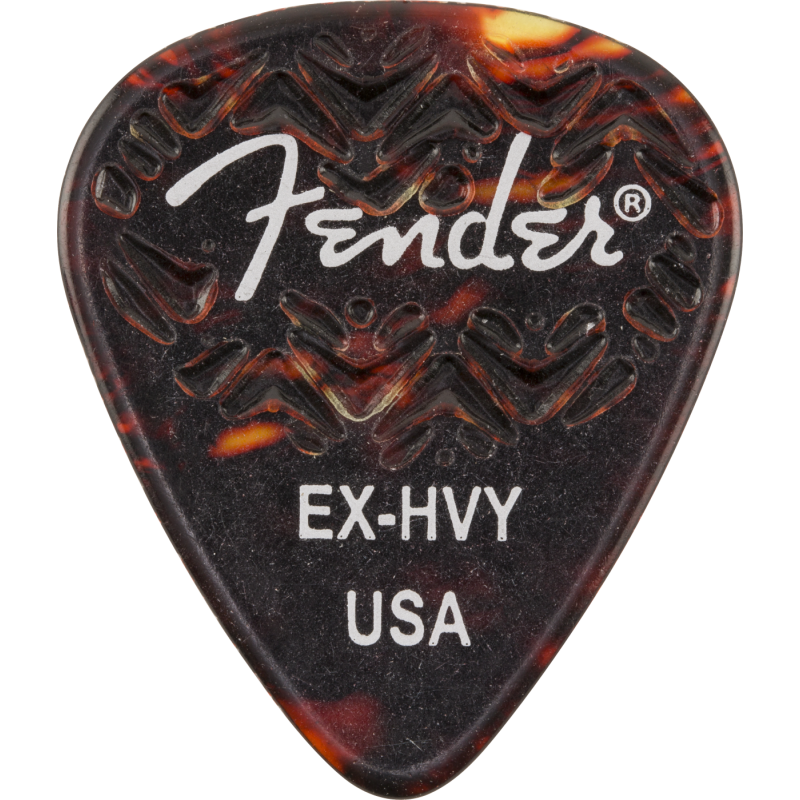 Fender 351 Shape, Tortoise Shell, Extra Heavy (6) - 1 Fender 351 Shape, Tortoise Shell, Extra Heavy (6) - 1
