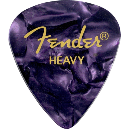 Fender Premium Celluloid 351 Shape Picks, Heavy, Purple Moto, 144-Pack - 1