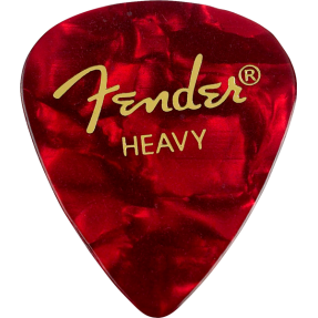 Fender Premium Celluloid 351 Shape Picks, Heavy, Red Moto, 144-Pack - 1