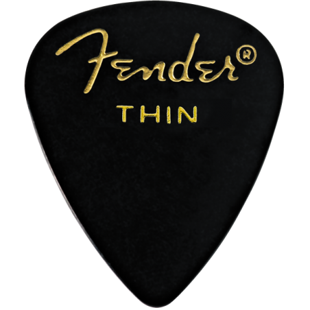 Fender 351 Shape, Black, Thin (144) - 1