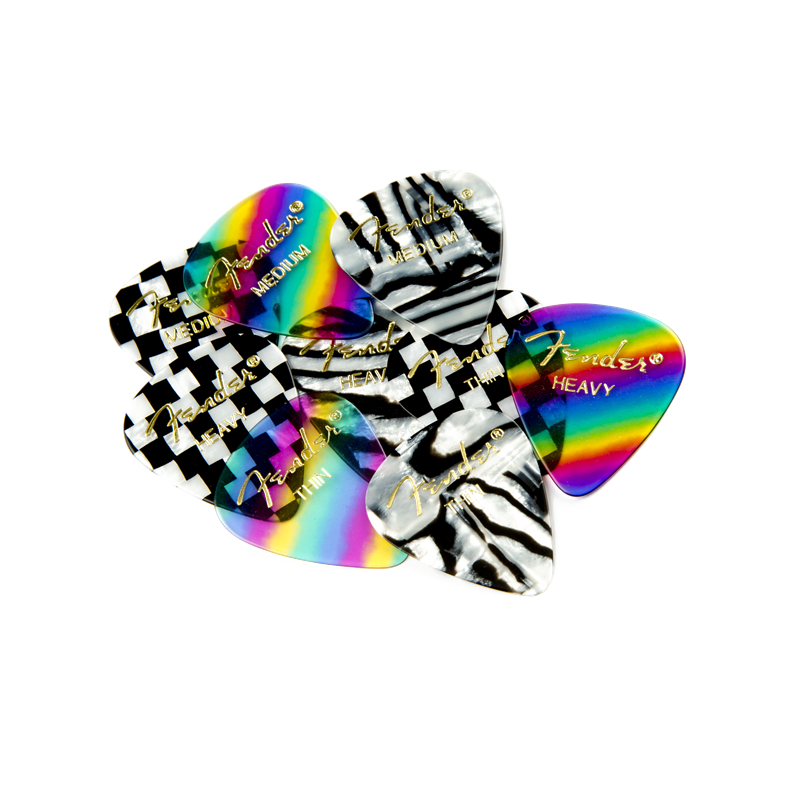Fender 351 Shape, Rainbow, Heavy (12) - 2 Fender 351 Shape, Rainbow, Heavy (12) - 2