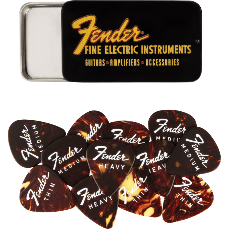Fender Fender® Fine Electric Pick Tin (12) - 7