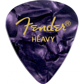 Fender Premium Celluloid 351 Shape Picks, Heavy, Purple Moto, 12-Pack - 1