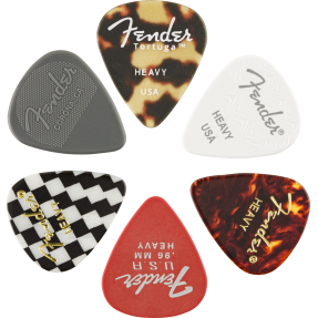 Fender 351 Shape, Material Medley, Heavy, (6) - 1