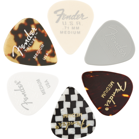 Fender 351 Shape, Material Medley, Medium, (6) - 1