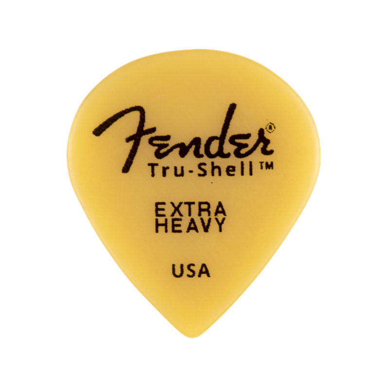 Fender Tru-Shell™ Casein 551 Shape Pick, Extra Heavy, Single - 1