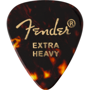Fender Tortoise Shell, 351 Shape, Extra Heavy, 12 Count - 1