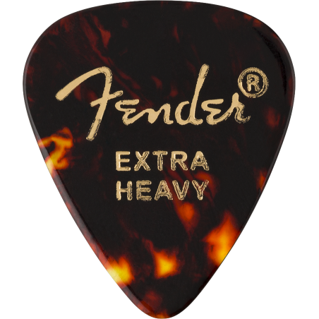 Fender Tortoise Shell, 351 Shape, Extra Heavy, 12 Count - 1