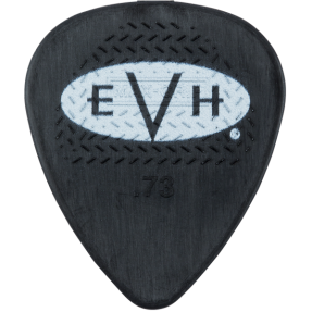 EVH Signature Picks, Black/White, .73 mm, 6 Count - 1