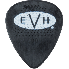 EVH Signature Picks, Black/White, .60 mm, 6 Count - 1