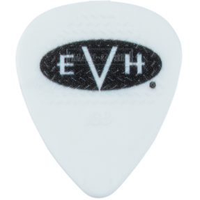 EVH Signature Picks, White/Black, .88 mm, 6 Count - 1
