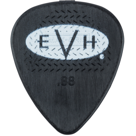 EVH Signature Picks, Black/White, .88 mm, 6 Count - 1