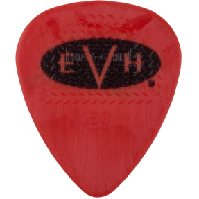 EVH Signature Picks, Red/Black, .60 mm, 6 Count - 1