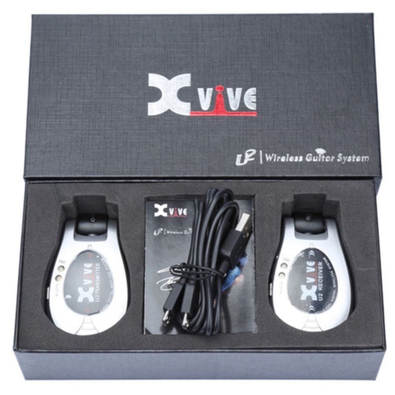 XVive U2 Guitar Wireless System - Silver - 8