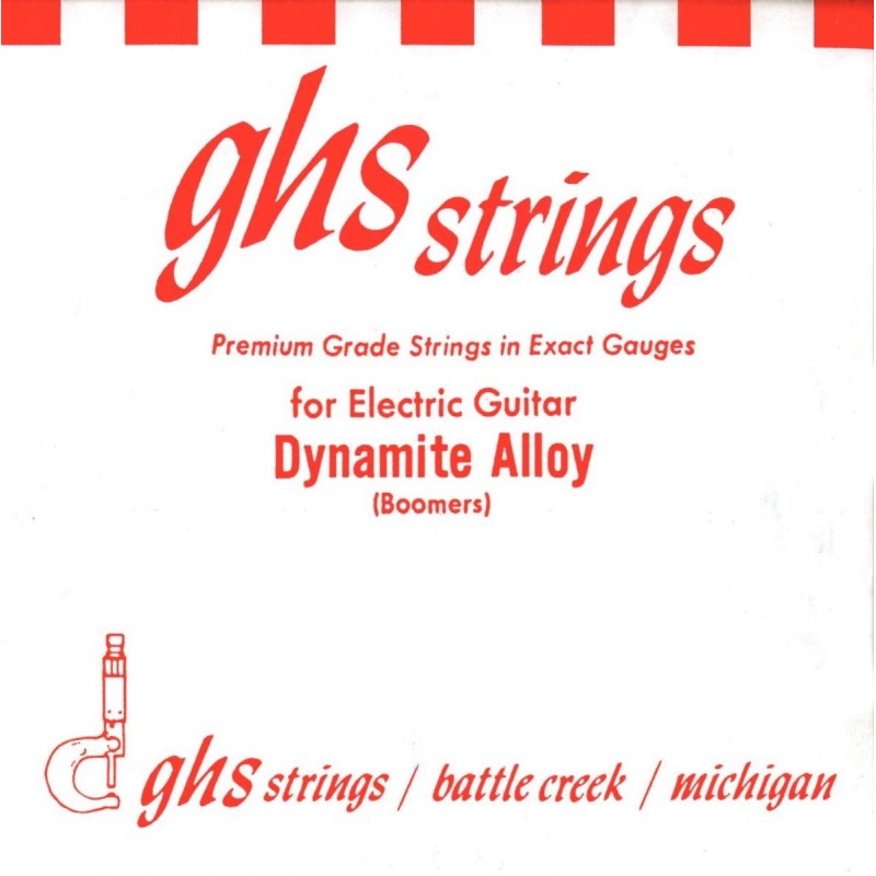 GHS Guitar Boomers - DY33 - Electric Guitar Single String, .033, wound - 1 GHS Guitar Boomers - DY33 - Electric Guitar Single String, .033, wound - 1