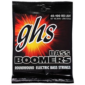 GHS Bass Boomers - ML3045 - Bass String Set, 4-String, Medium Light, .045-.100 - 1