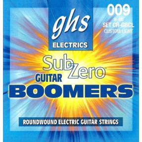 GHS Sub Zero Boomers - CR-GBCL - Electric Guitar String Set, Custom Light, .009-.046 - 1