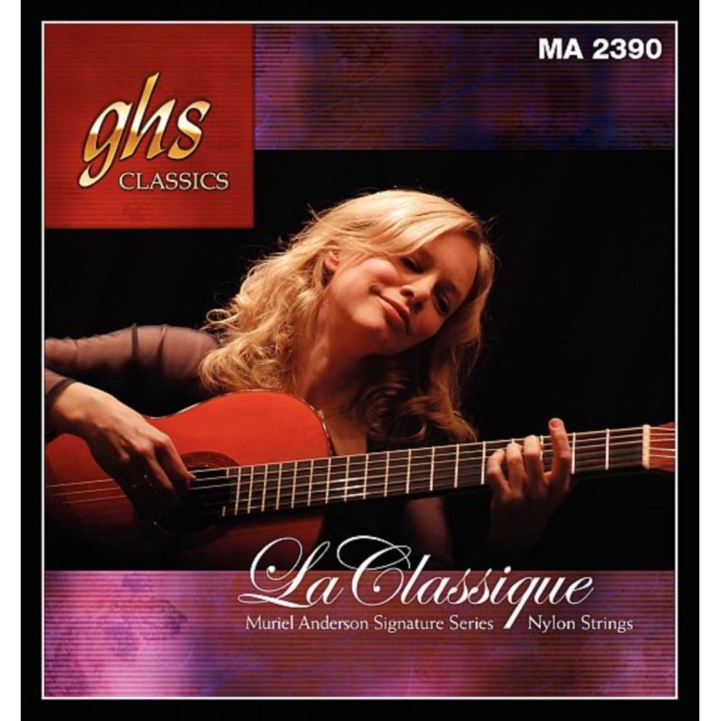GHS La Classique - Muriel Anderson Signature - Classical Guitar String Set, Tie-On - 1 GHS La Classique - Muriel Anderson Signature - Classical Guitar String Set, Tie-On - 1