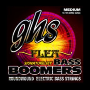 GHS Bass Boomers - M3045F - Flea Signature Bass String Set, .045-.105 - 1