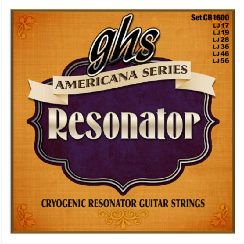 GHS Americana Series - Resonator String Set, Regular, .017-.056 - 1