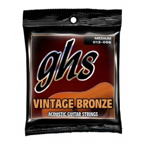 GHS Vintage Bronze - VN-M - Acoustic Guitar String Set, Medium, .013-.056 - 1