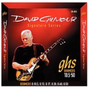 GHS David Gilmour Signature Guitar Boomers - GB-DGG - Electric Guitar String Set, .0105-.050, for Gibson Scale - 1